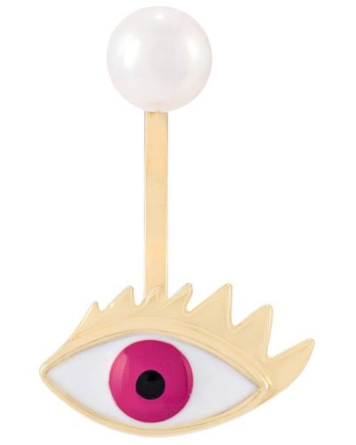 Delfina Delettrez 'eye Piercing' Earring - Pink