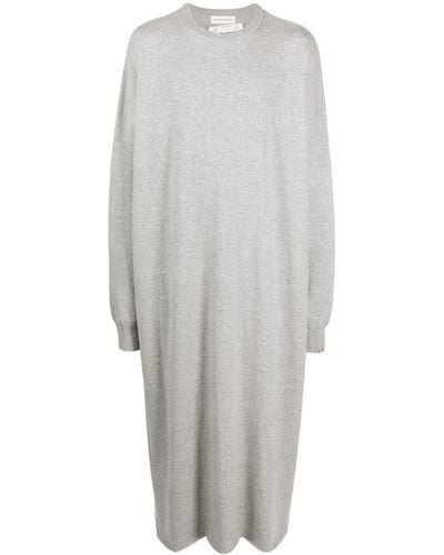 Extreme Cashmere Robe en maille fine N° 289 May - Gris