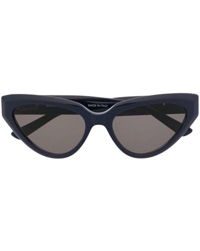 Balenciaga Sonnenbrille mit Cat-Eye-Gestell - Blau