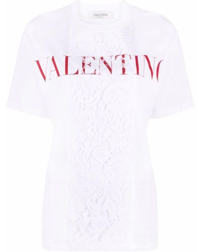 Valentino ロゴプリント Tシャツ - ホワイト