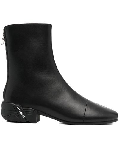 Raf Simons 45mm Logo-sole Detail Boots - Black