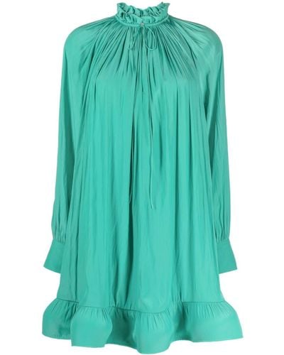 Lanvin Mini-jurk Met Ruches - Groen