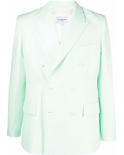 Casablancabrand Blazer de vestir con doble botonadura - Verde