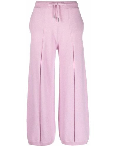 Stella McCartney Pantalones con pinzas invertidas - Rosa