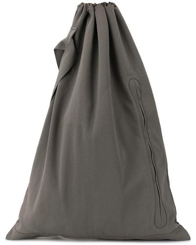 Kiko Kostadinov Oversized Drawstring Bag - Grey
