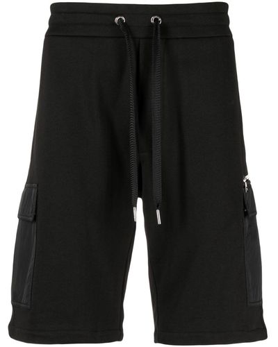 Moncler Logo-patch Track Shorts - Black