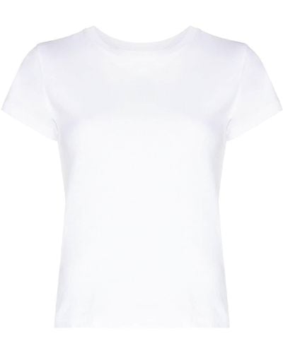 RE/DONE T-shirt 60s à col rond - Blanc