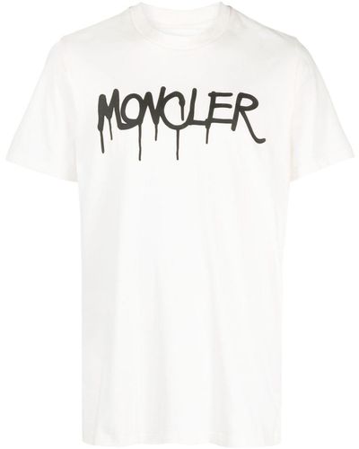 Moncler T-shirt Met Logoprint - Zwart
