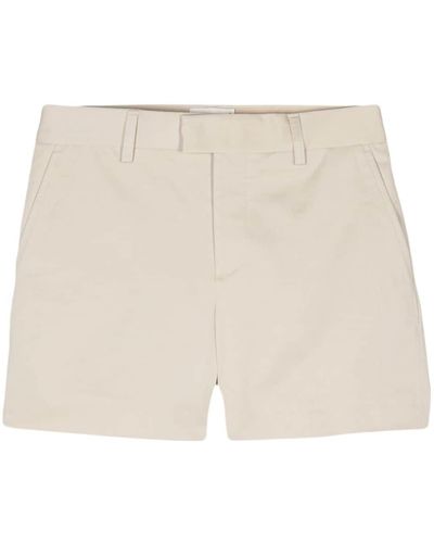 Closed Rouny Cotton Twill Shorts - Natural
