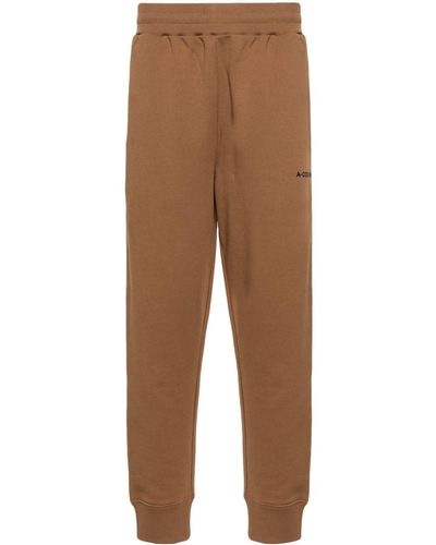 A_COLD_WALL* Essentials Logo-print Track Trousers - Brown