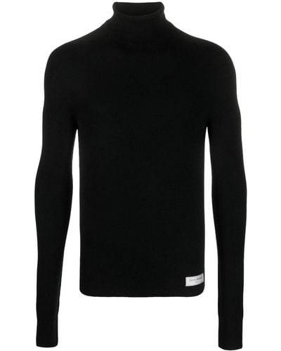 Balmain Jersey con cuello alto - Negro