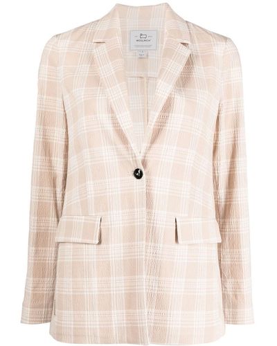 Woolrich Doppelreihiger Blazer - Natur