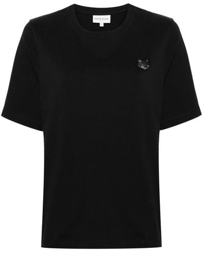 Maison Kitsuné Bold Fox Cotton T-shirt - Black