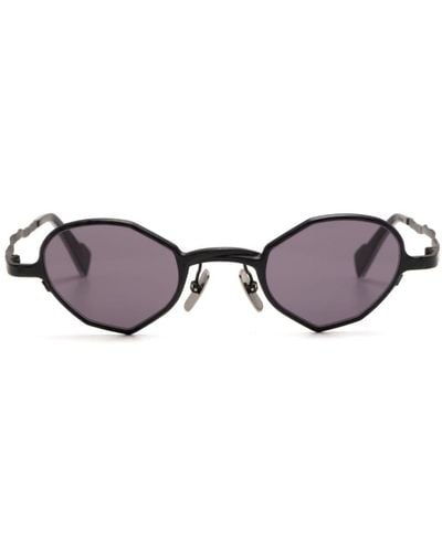 Kuboraum Z20 Geometric-frame Sunglasses - Brown