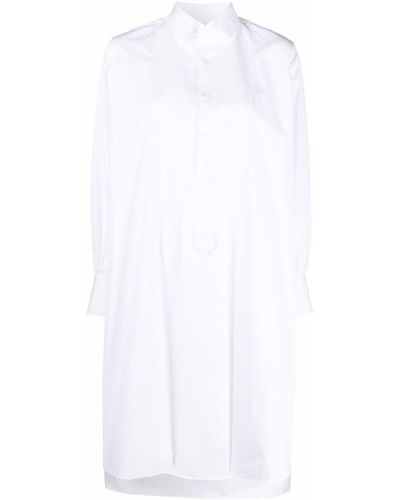 Maison Margiela High-low Hem Shirtdress - White