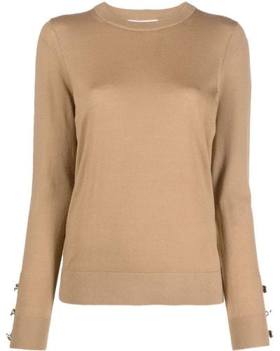 MICHAEL Michael Kors Crew-neck Pullover Jumper - Brown