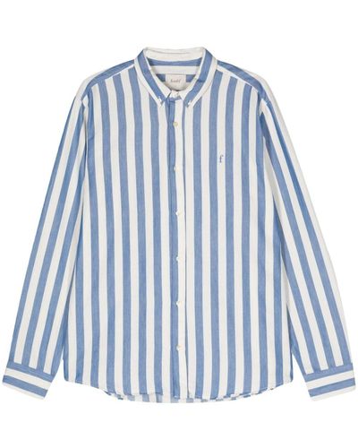 Forét Life Striped Shirt - Blue