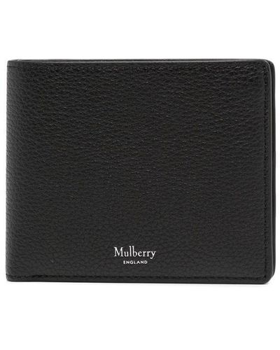 Mulberry Eight Card Classic Grain Wallet - Black