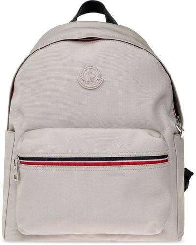 Moncler New Pierrick Striped Backpack - White