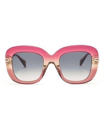 Vivienne Westwood Pamela Square-frame Sunglasses - Pink