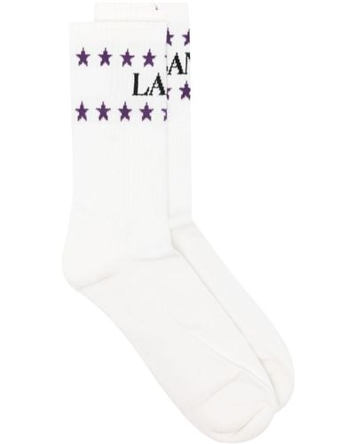Lanvin X Future Stars Cotton-blend Socks - White