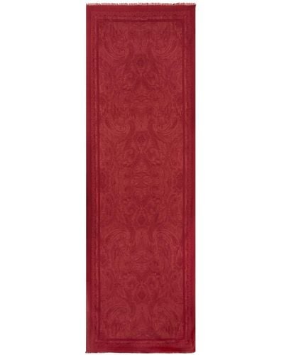 Etro Schal mit Paisley-Print - Rot