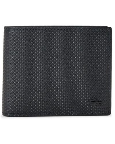 Lacoste Chantaco Leather Wallet - Black