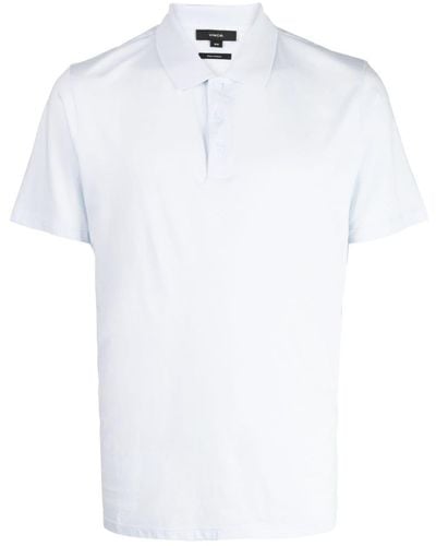 Vince Short-sleeve Pima-cotton Polo Shirt - White