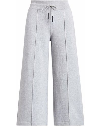 Polo Ralph Lauren Rlx Drawstring Flared Cropped Pants - Grey