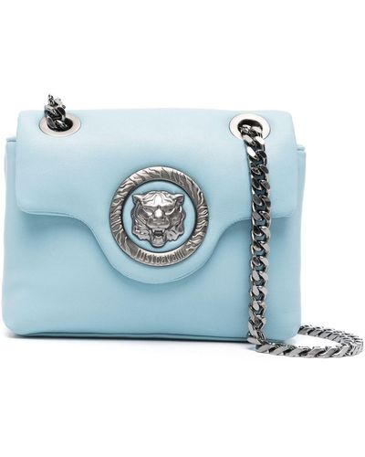 Just Cavalli Logo-plaque Crossbody Bag - Blue