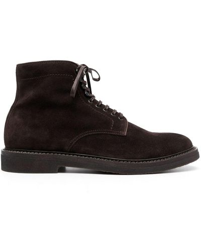 Officine Creative Hopkins Suede Ankle Boot - Black