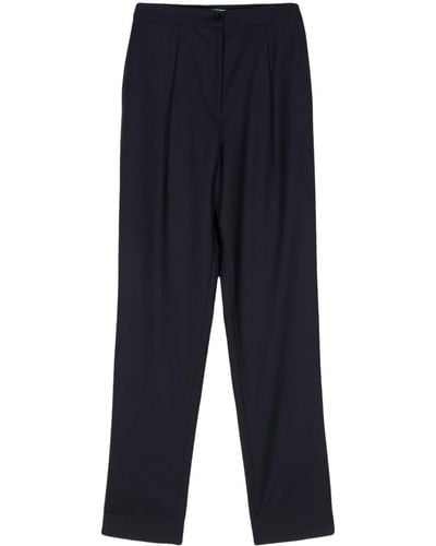 Boglioli Pleat-detail Trousers - Blue