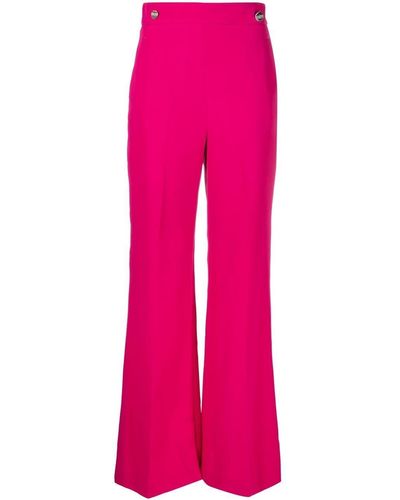 Liu Jo Flared Tailored Trousers - Pink