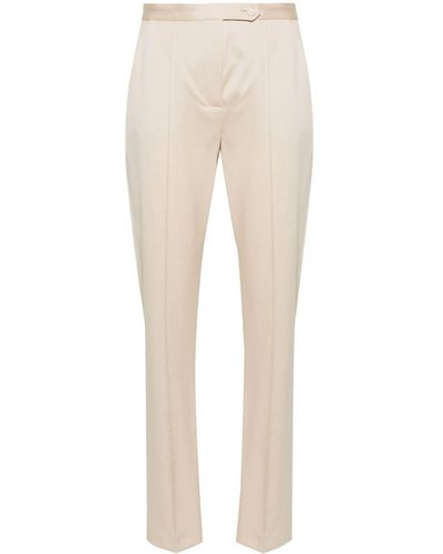 Styland High-waist Straight-leg Trousers - Natural