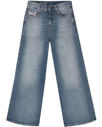 DIESEL 1978 D-akemi 0dqac Flared Jeans - Blue