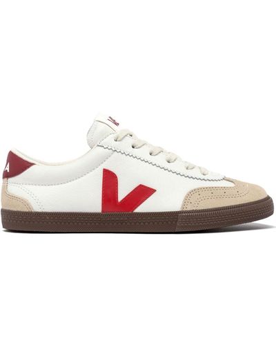 Veja Volley Leather Trainers - White