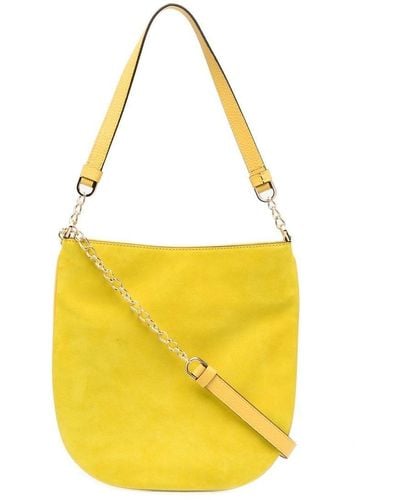 Tila March Evelyne Leather Shoulder Bag - Yellow