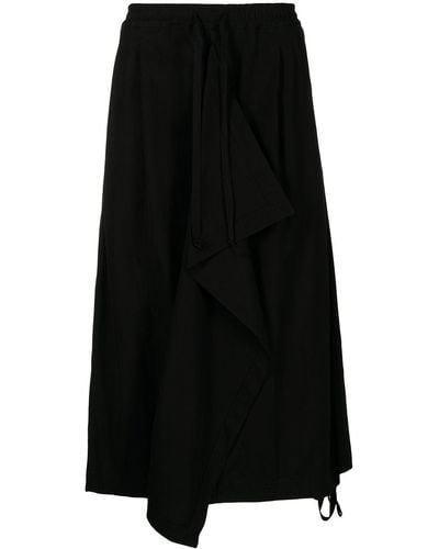 BED j.w. FORD Wide-leg Flared Trousers - Black