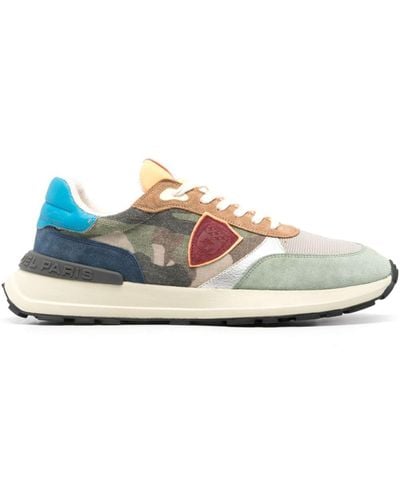 Philippe Model Panelled-design Trainers - Blue