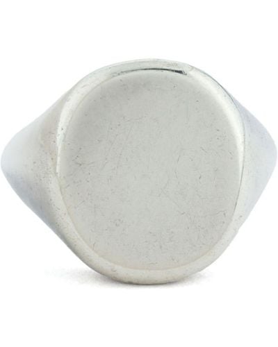 Hoorsenbuhs Sterling Zilveren Ring - Wit