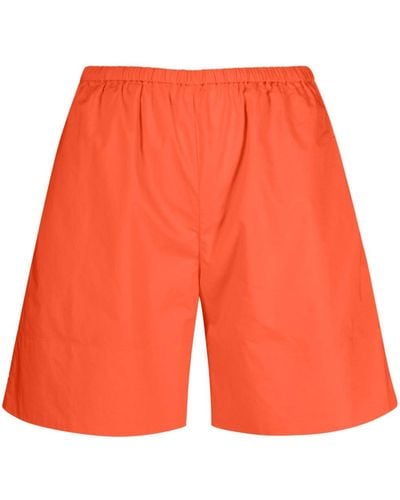 By Malene Birger Siona Organic Cotton Shorts - Orange