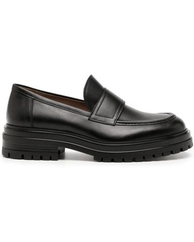 Gianvito Rossi Paul Chunky Loafers - Black