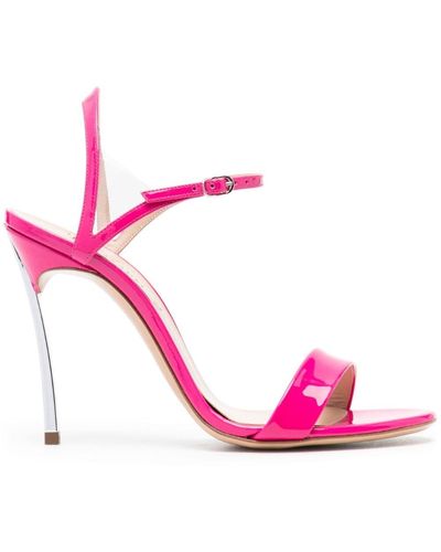 Casadei Leather Leather Sandals - Pink