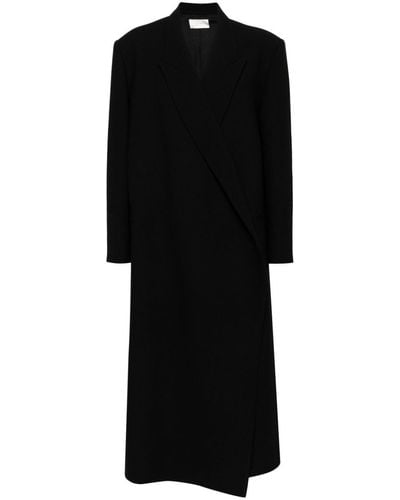 The Row Dhani Wool Coat - Black