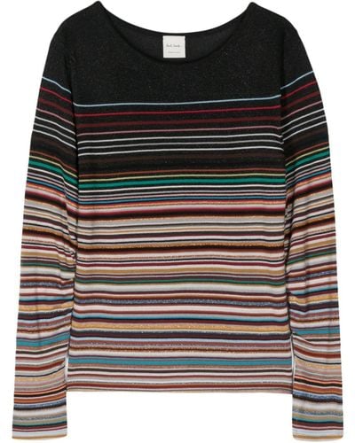 Paul Smith Knitted Jumper Scoop - Black