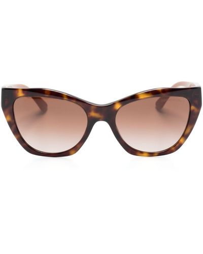 Emporio Armani Butterfly-frame Sunglasses - Natural
