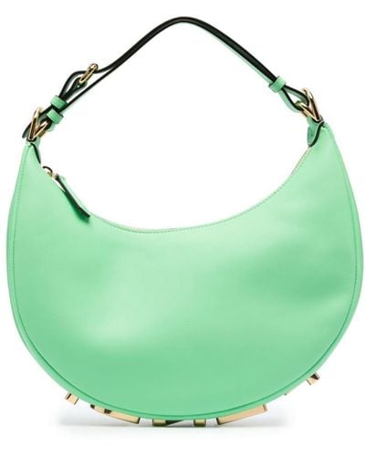 Fendi Graphy Shoulder Bag - Green