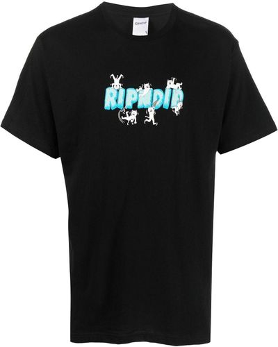 RIPNDIP F.u.n ロゴ Tシャツ - ブラック