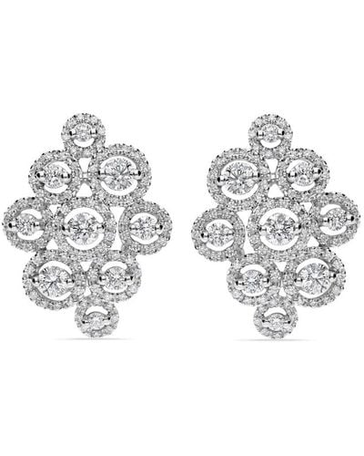 Leo Pizzo 18kt White Gold Diamond Crops Earrings