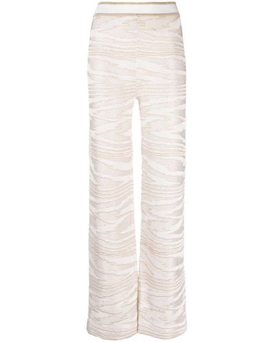 Missoni Pantalones anchos texturizados - Blanco
